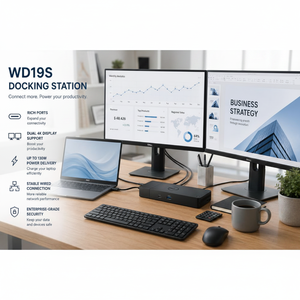 <span class=keywords><strong>Station</strong></span> d'accueil pour ordinateur portable Hub de charge WD19S 130W pour adaptateur multiport <span class=keywords><strong>Dell</strong></span> <span class=keywords><strong>Station</strong></span> d'accueil double moniteur - Product Image 6