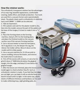 Termoformatrice Dentale da Banco di Precisione - Funzionamento Semplice per Cliniche e Laboratori Odontotecnici - Product Image 5