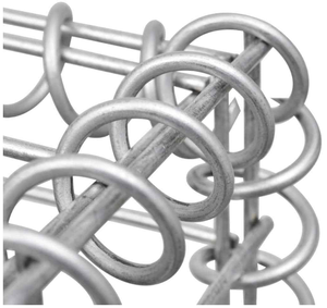 Mạ kẽm hàn nhúng nóng lưới vuông hộp rọ đá đầy giỏ lồng 75*75mm lưới 4mm dây sắt mạ kẽm sử dụng vườn - Product Image 4