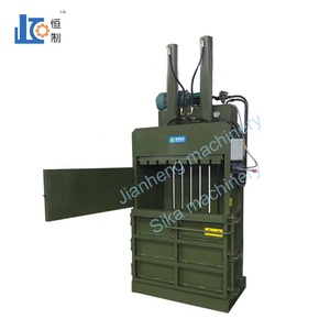 Dọc Đôi Xi Lanh Chất Thải OCC Các Tông Chai PET Baler Máy - Product Image 5