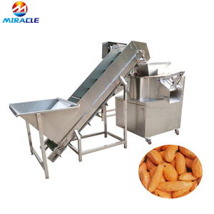 Pelador de Patatas de Cuchillas Giratorias de Alta Velocidad, Pelador Continuo para Batatas y Taro - Product Image 4