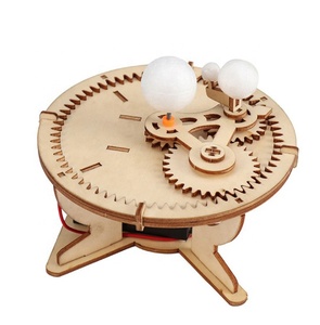 Giocattoli Scientifici Modello del Sistema Solare Astronomia Sole Terra Luna Pianeti Esperimento Educativo per Bambini Kit Elettrico Scolastico - Product Image 2