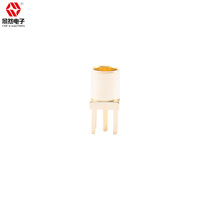 Conectores MMCX-KE de Latón Recto Chapado en Oro de 4 pies, 50 Ohmios, DC-6GHZ, IP53, Montaje en PCB, ROHS, Alta Calidad, Gran Venta