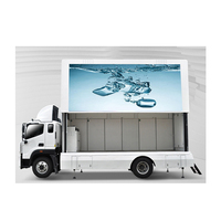 Grande cartellone digitale HD segno camion Mobile Full Color P5 pubblicità schermo di visualizzazione a led per auto all'aperto