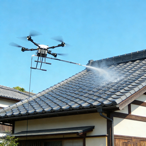 JIUSI D15R Powerful Remote Control Window & Facade Cleaning Drone with Camera for High Pressure Building Use - Product Image 2