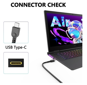 อะแดปเตอร์65W AC ติดผนังเข้ากันได้กับโน้ตบุ๊คโยคะและ IdeaPad สำหรับ <span class=keywords><strong>Lenovo</strong></span> - Product Image 4