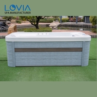 Spa extérieur moderne pour une personne, baignoire à remous de haute qualité, baignoire de massage intérieure pour hôtel, baignoire à remous pour jardin