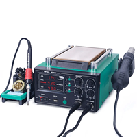 Station de soudage numérique 3 en 1 YIHUA 853AAA-I, pistolet à air chaud, écran LCD, machine de séparation pour réparation de téléphone, station de retravaillage BGA