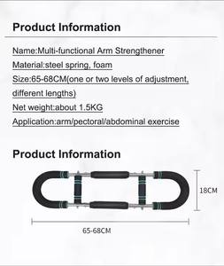 Allenatore per Braccia e Petto Regolabile e Portatile, Espansore per Braccia in Lega di Ferro Sicuro, Attrezzo per Fitness Domestico - Product Image 6