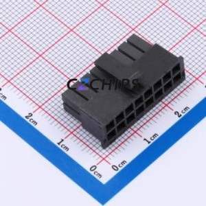 W30012K-16PB123 Housing (Wire-to-Board / Wire-to-Wire) P=3.03mm Connector 2x8P 3.03mm Micro-Fit (MX 3.0) 3.03mm - Product Image 1