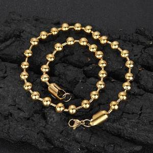 Hip Hop 4mm paslanmaz çelik bizans erkek zincir takı kişiselleştirilmiş zincirler kolye Mens için - Product Image 1