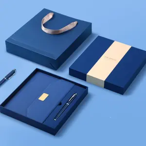 Custom Printing 2024 Hardcover Lijn Journal Box Sets A5 Dagboek Notebook Cadeau Set