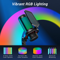 TONOR TC310+ Nouveauté Microphone Gaming Professionnel RGB avec Bras Articulé