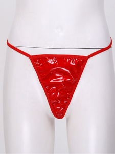 Abito da donna in similpelle plissettato, sexy, con scollo all'americana e schiena scoperta, per discoteca, performance, costume sexy, miniabito aderente. - Product Image 5