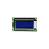 Module d'affichage LCD monochrome STN COB à matrice de points de petite taille 8x2 avec rétroéclairage