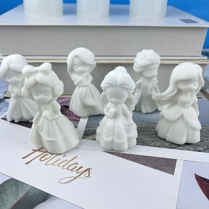 Stampo in Silicone per Candele Profumate a Forma di Principessa, Decorazione per Auto, Pietra Profumata, Stampo per Candele Aromaterapiche - Product Image 2