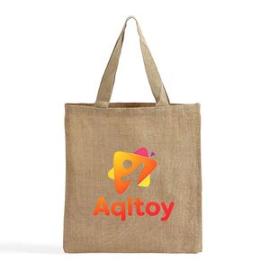 Sacs d'entreprise personnalisés, sacs fourre-tout créatifs en jute, sacs réutilisables pour les courses - Product Image 2