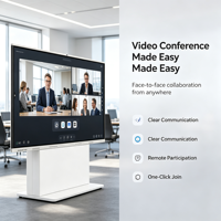 Tableau blanc interactif intelligent multi-touch 4K de 55/65/75/86/98 pouces pour salle de conférence et collaboration d'équipe – Fournisseur direct usine