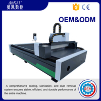 Machine de découpe laser à fibre CNC AOKAI avec Raycus Max pour tôles en acier inoxydable - Nouveau design