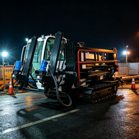 Machine de forage directionnel horizontal compacte de 16 tonnes, directement de l'usine, pour les projets de traversée routière