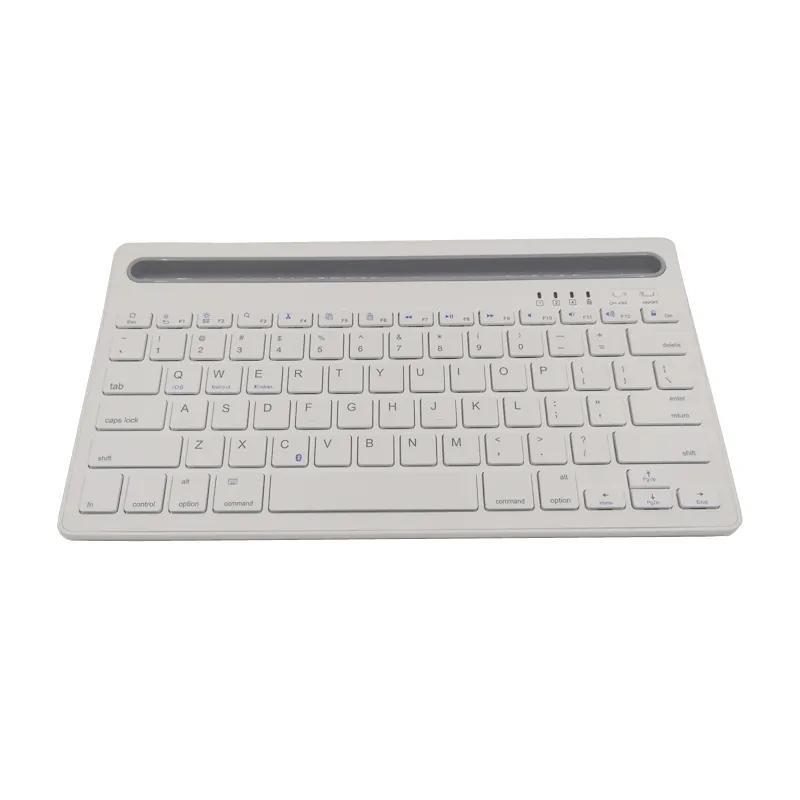 Ultra Slim Keyboard Wiederauf ladbare drahtlose BT-Tastatur für iPad Smartphone PC MacBook Android iOS Windows-Gerät