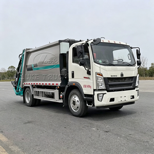 Camion compacteur de déchets Sinotruk Howo 12 mètres cubes, directement de l'usine chinoise, camion de transfert de déchets hydraulique, personnalisable OEM, conduite à gauche - Product Image 1