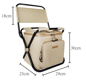 Soft Cooler Bag with Chair for Camping Travel - Product Image 3