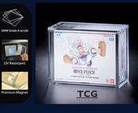Boîte de Présentation en Acrylique Transparent pour Cartes OPCG TCG avec Couvercle Magnétique, Résistance UV 98%, Vente en Gros Usine