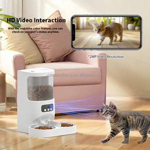 Yeni Büyük Kapasiteli Akıllı Otomatik Evcil Hayvan Besleyici, 400W Yüksek Çözünürlüklü Evcil Hayvan Kamerası Kontrolü Wifi Kameralı Akıllı Evcil Hayvan Besleyici - Product Image 6