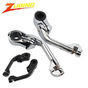 Reposapiés Delantero para Motocicleta Zuqing, de Aleación de Aluminio Cromado, para Harley Davidson Glide Road King, Soporte Modificado para Reposapiés - Product Image 1