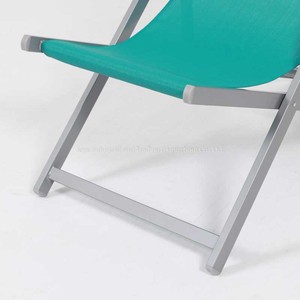 Silla Plegable Reclinable de Diseño Moderno Leisure Texslin con Respaldo Ajustable, Silla de Metal para Exteriores, Playa, Piscina, Hotel - Product Image 5