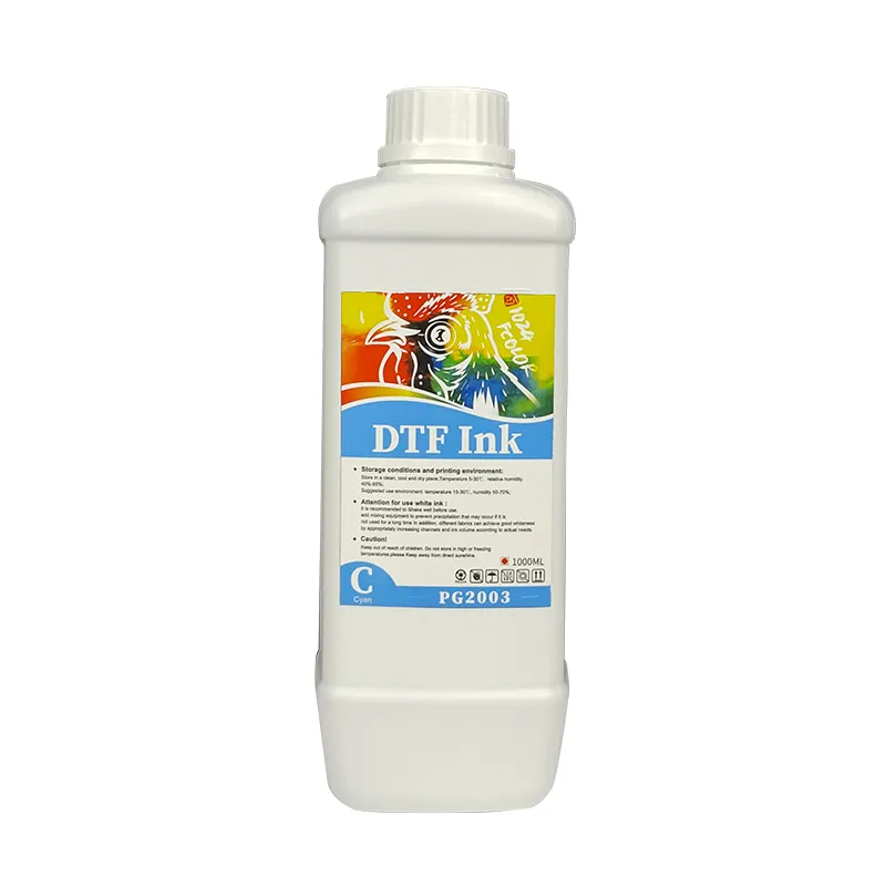 Fcolor New 100Ml 1000Ml Dtf Pet Phim Trắng Chuyển Sắc Tố Mực Cho Dtf Phim Máy In I3200 4720 7880 P800 L1800