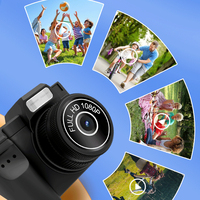 Cámara Retro Mini F D7, Grabadora de Video Digital Portátil, Sensor de Imagen Integrado, Cámara de Bolsillo para Interiores y Exteriores, para Regalo, Pedidos al por Mayor
