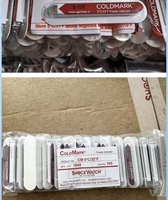 Indikator Beku ColdMark -3/0/2/5/10 ° Label Suhu Rantai Dingin Setara C ShockWatcher 100pcs