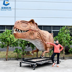 SGAD004 Tête de dinosaure T-Rex artificielle de haute qualité, décorative, animatronique, murale, pour parc d'aventure intérieur, centre commercial - Product Image 3