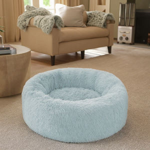 Solid Pattern Faltbare Weiche Gemütliche Große Möbel Wieder verwendbare Runde Donut Pet Nest Wasserdichtes rutsch festes Katzen hunde bett für Home Sofa Hotel - Product Image 1