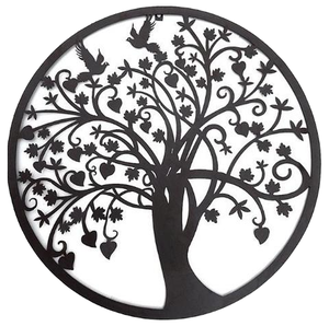 <span class=keywords><strong>Décoration</strong></span> <span class=keywords><strong>Murale</strong></span> Métallique 3D Arbre de Vie 40cm pour Intérieur et Extérieur, <span class=keywords><strong>Décoration</strong></span> <span class=keywords><strong>Murale</strong></span> en Fer pour Chambre, Motif Abstrait, <span class=keywords><strong>Décoration</strong></span> <span class=keywords><strong>Murale</strong></span> pour la Maison, Vente en Gros - Product Image 2