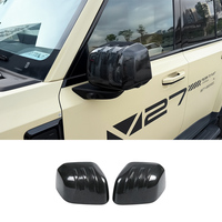 Coque de rétroviseur latéral en forme de corne de bœuf, garniture de capot de rétroviseur, pièces de modification de voiture, kit carrosserie sur mesure en gros pour Chery ICAR V27