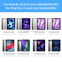 Keyboard Ajaib Arab untuk Tablet iPad Air 11-inci dan iPad Pro 11-inci (Generasi ke-1/2/3/4)