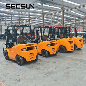 Forklift LPG 2 Ton 2.5 Ton 3 Ton Bersertifikat CE ISO untuk Bahan Bakar LP Bensin Propana dengan Penjepit Gulungan - Product Image 4