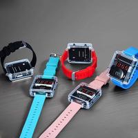 Kit de montre électronique LED DIY, accessoires d'horloge à tube numérique, assemblage de soudure, montre électronique en silicone