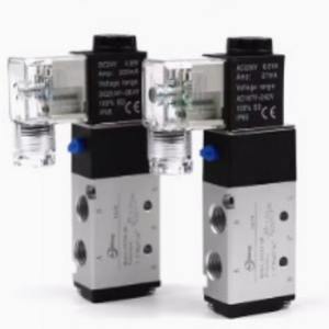 Válvula solenoide para cilindro neumático ACEKING 4V210-08, 4V310-10, 4V410-15, DC24V, AC220V - Product Image 2