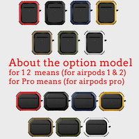 Étui pour Airpods Pro 1 2 Housse de protection de luxe pour écouteurs pour Apple airpods 3 Air pods pro Housse antichoc avec crochet