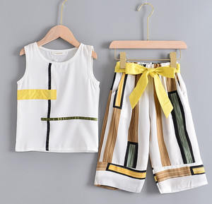 Nouveau produit : Ensemble pantalon harem princesse pour enfants, best-seller fabriqué en Chine avec liste de prix fournisseur - Product Image 2