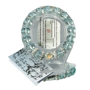Pulsera de cuentas cuadradas de resina acrílica y lucita, estilo <span class=keywords><strong>Xiaohongshu</strong></span>, fresca y dulce, accesorio de mano para niños y estudiantes, regalo al por mayor - Product Image 4