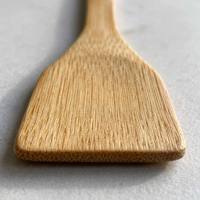 Mini spatule en bambou premium 13,5 cm, petite spatule en bois pour condiments et épices, pelle pour enfants, mini spatule