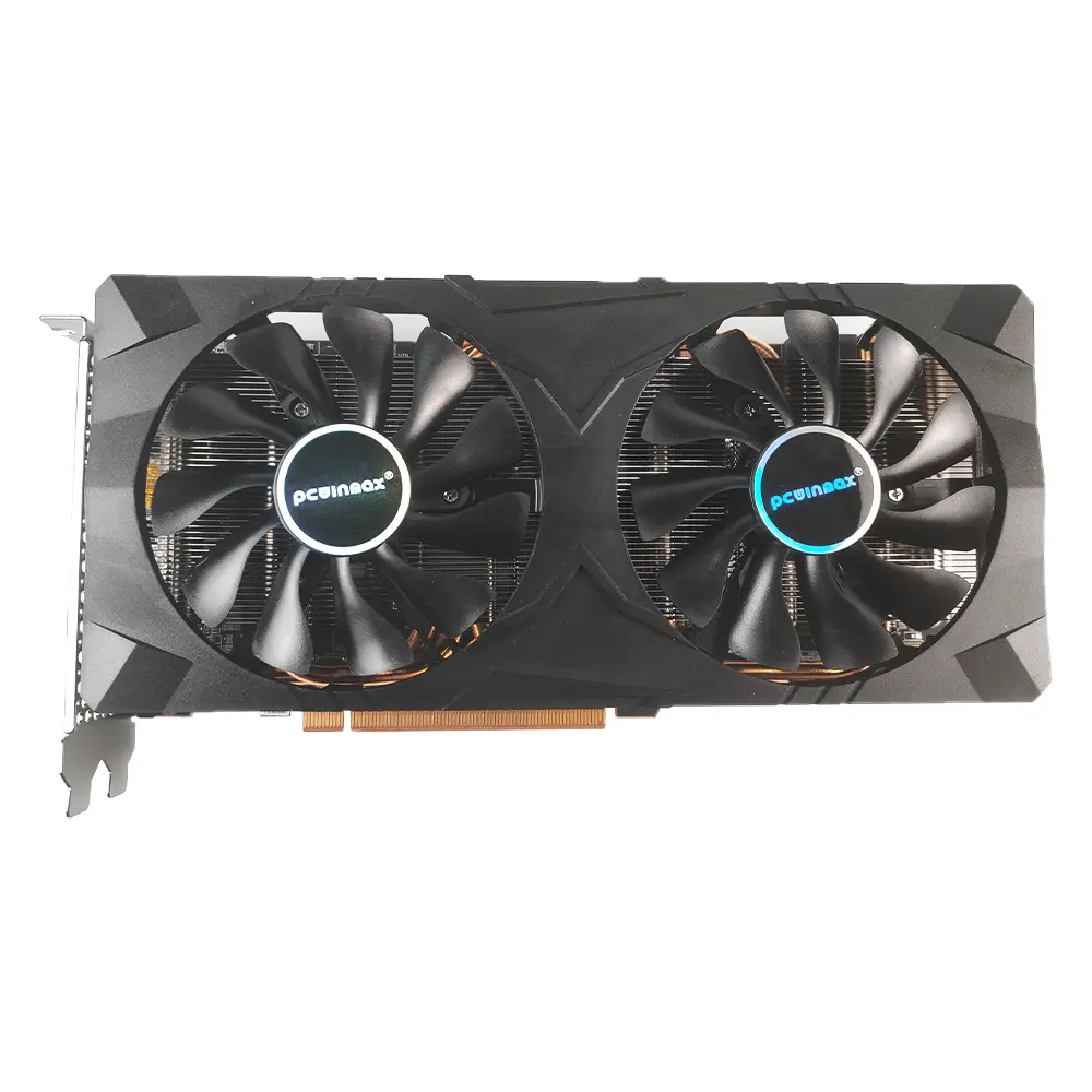 PCWINMAX OEM เดิม Radeon RX 5700 XT 8GB กราฟิกการ์ด GDDR6 256Bit พร้อมพัดลมคู่การ์ด VGA สําหรับเดสก์ท็อป PC