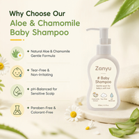 Shampoo pour bébé en marque privée, sans larmes, pH équilibré, sans parfum, nettoyant doux pour les cheveux des nouveau-nés, OEM ODM en gros