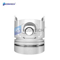 Piston Mesin 4TN78 Kualitas OEM dengan Pin Bore 78mm, Piston 4TN78 OEM MS/490 untuk Penggantian Piston Mesin YANMAR 4TN78