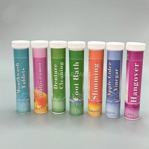 Vegane Mundwasser Brause tabletten Bio Kauen Mundwasser Zahnpasta für Prothesen pflege Mundpflege Mundwasser Tablette - Product Image 5